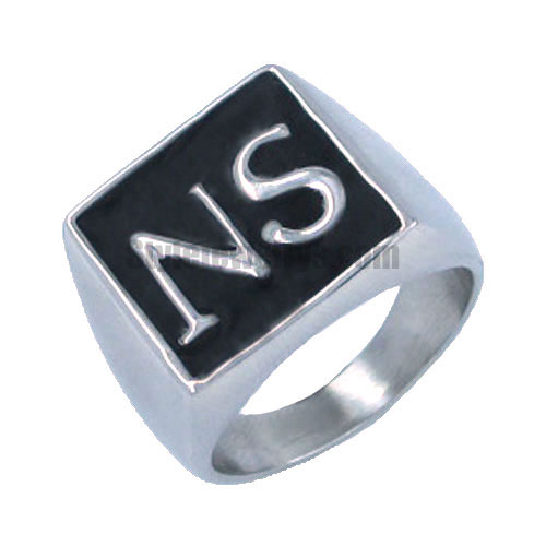 Stainless steel jewelry ring, biker ring SWR0002 - Click Image to Close